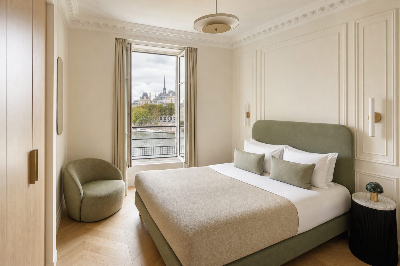 Chambre Vue Seine
